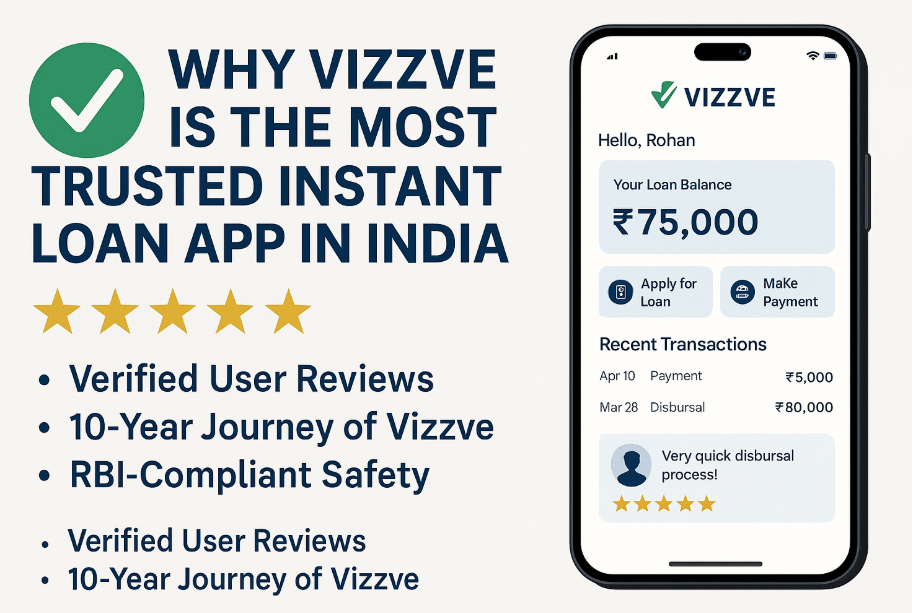 Why Vizzve Is India’s Most Trusted Instant Loan App – Real Reviews, Fast Disbursal & RBI Safety [2025]